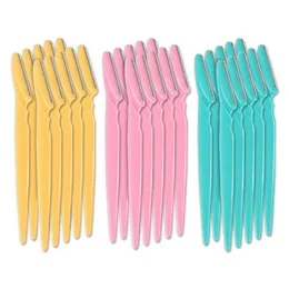 40Pcs Eyebrow Razors Multipurpose Exfoliating Dermaplaning Tool Face Razor and Eyebrow Shaper For Women Man With Precision Cover