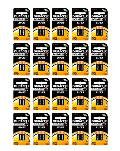 48x Duracell A23 Batteries 12V Alkaline 21 23A A23BP GP23 Carded (2pk x 24)
