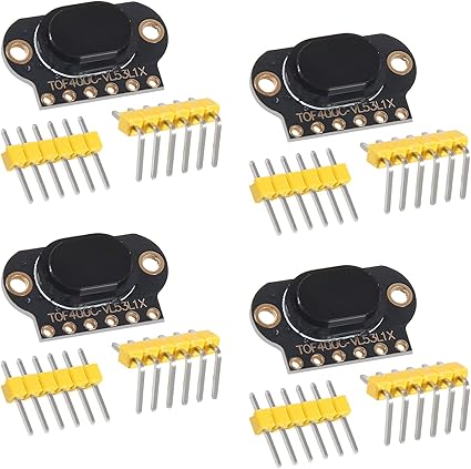 4pcs TOF400C VL53L1X 4M Laser Ranging Sensor Module TOF Time-of-Flight Distance IIC Output for Arduino STM32