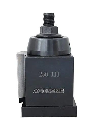 Accusize Industrial Tools Style Axa, Wedge Type Quick Change Tool Post for Lathe Swing 6-12'', 0250-0111
