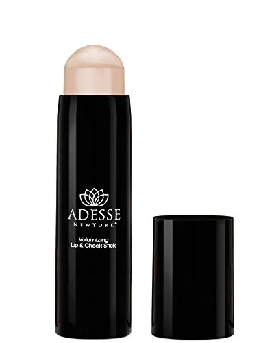 Adesse New York Volumizing Lip and Cheek Stick, Blush and Highlight Skin, Instant Shimmer Healthy Glow ï¿½ With Soybean Oil To Nourish and Conditions, Vegan, Cruelty Free- (Ignite)