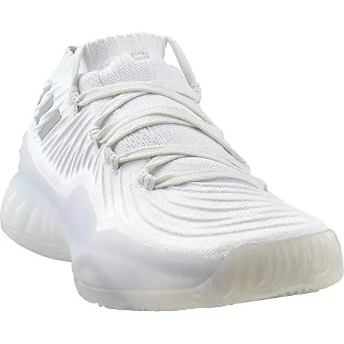 adidas Crazy Explosive 2017 Primeknit Low Shoe - Men's Basketball 8.5 Crystal White/Grey