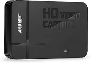 AGPTEK HD Game Capture Video Capture 1080P HDMI/AV Recorder Xbox 360&One/ PS3 PS4,Support Mic in with Both HDMI and AV Input