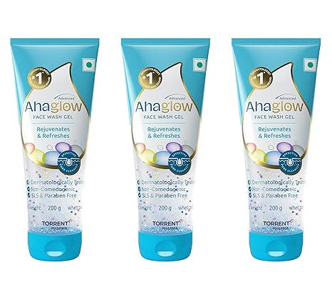 AHAGLOW FACE WASH 200GM PACK OF 3