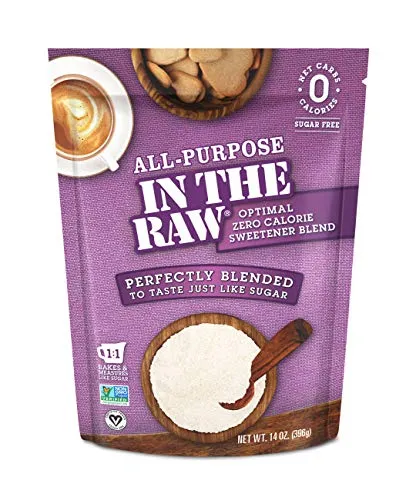 All-Purpose In The Raw Natures Zero Calorie Sweetener blended to taste just like sugar,14 Oz (Pack of 1)