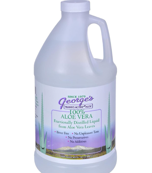 Aloe Vera Liquids Drink 64 oz George's Always Active Aloe 64 Fl Oz (Pack of 1)