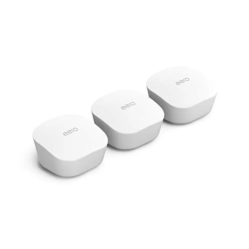 Amazon eero mesh WiFi system ï¿½ router replacement for whole-home coverage (3-pack)