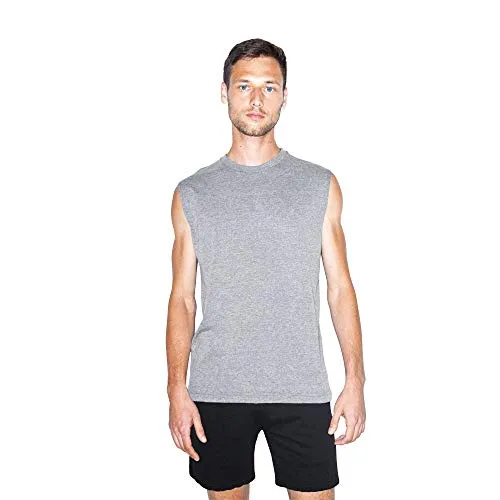 American Apparel Unisex Tri-Blend Sleeveless Muscle Tank, Athletic Grey, Medium