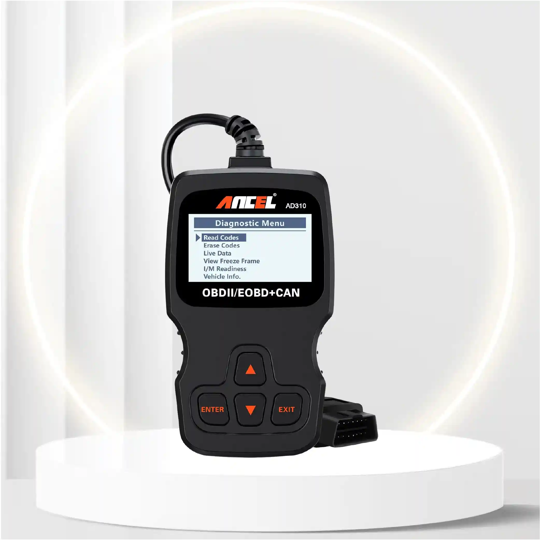 ANCEL AD310 Classic Enhanced Universal OBD II Scanner Car Engine Fault Code Reader CAN Diagnostic Scan Tool-Black