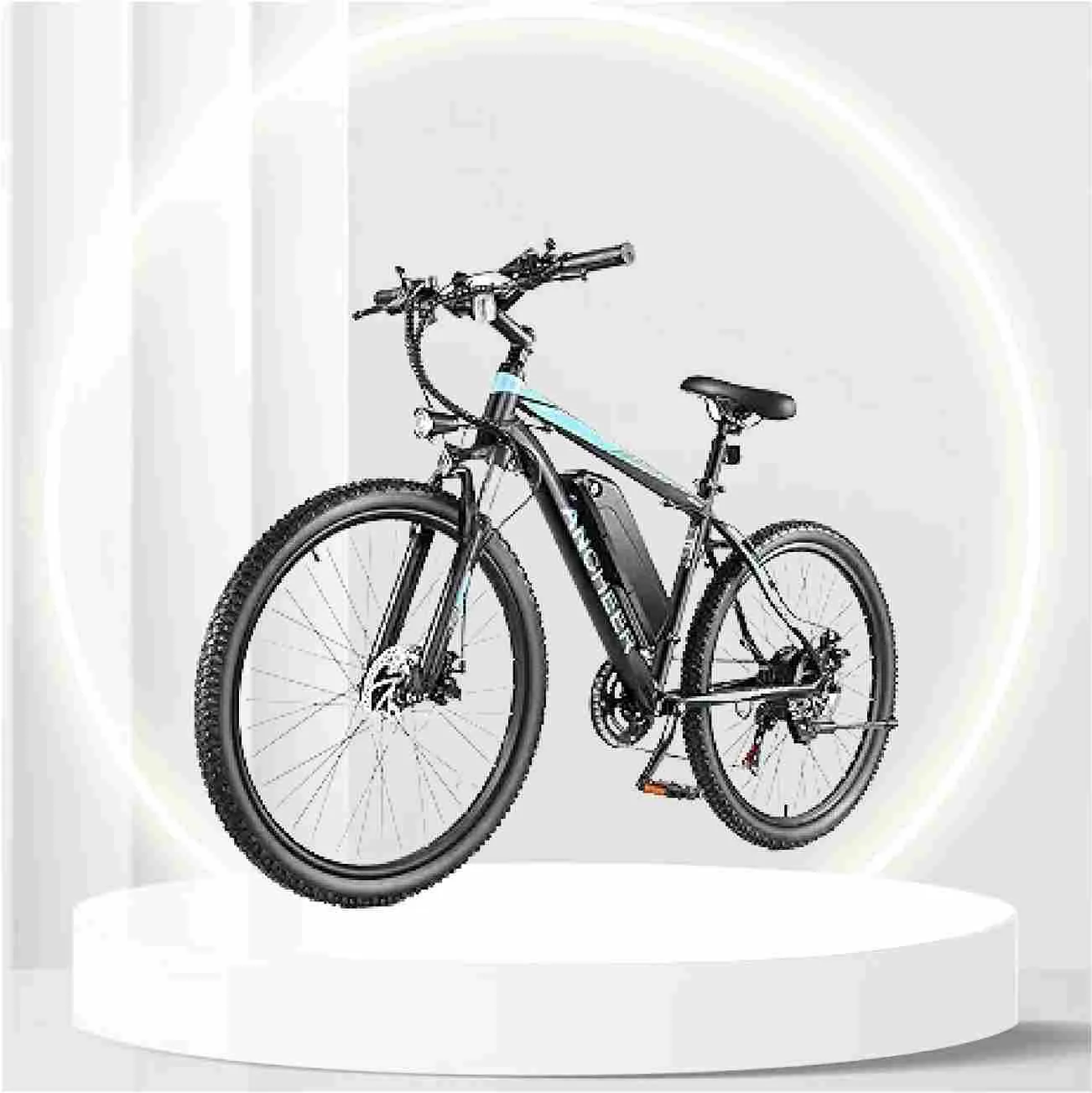 ANCHEER Electric Bike Electric Mountain Bike 350W Ebike 26'' Electric Bicycle, 20MPH Adults Ebike with Removable 10.4Ah Battery, Professional 21 Speed Gears