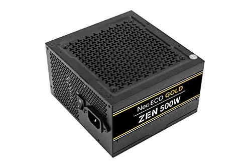 Antec NeoECO Gold Zen Series NE500G Zen 500W ATX12V 2.4 80 Plus Gold Certified Non-Modular Active PFC Power Supply