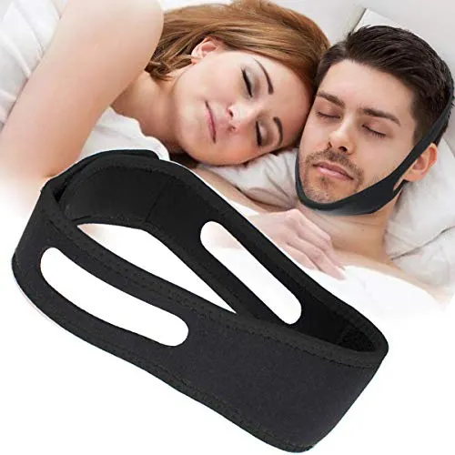 Anti Snoring Chin Strap for Men and Women, Anti Snoring Devices Ajustable Stop Snoring Solution, Snore Stopper Chin Straps Snore Reducing Snore Relief Sleep AIDS for Snoring Sleeping Mouth Breather