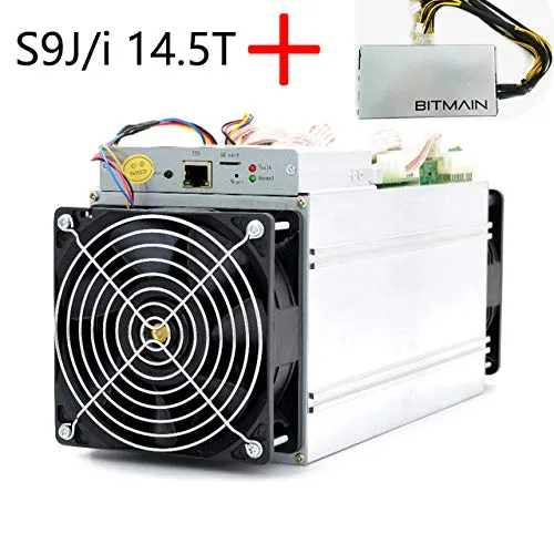 Antminer S9i/j 14.5T 16nm BTC Bitcoin Miner SHA256 BTC Miner Machine Include APW3++ 1600W PSU