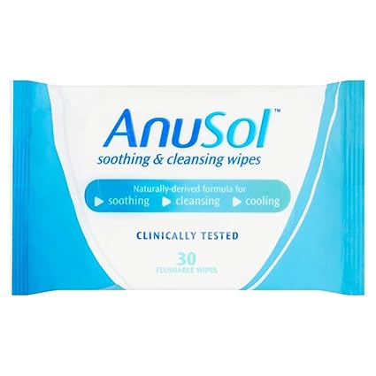 Anusol Soothing & Cleansing Wipes, Pack of 30