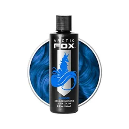 ARCTIC FOX Vegan and Cruelty-Free Semi-Permanent Hair Color Dye (8 Fl Oz, POSEIDON)