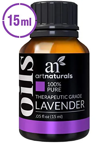 ArtNaturals 100% Pure Lavender Essential Oil - (.5 Fl Oz / 15ml) - Premium Undiluted Therapeutic Grade Natural From Bulgaria - Aromatherapy for Diffuser, Sleep, Relaxation, Skin and Hair Growth