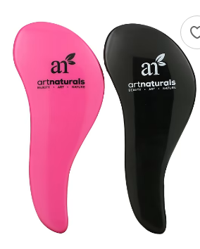 artnaturals, Detangling Hair Brush, 2 Piece Set