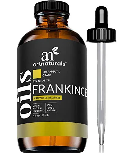 ArtNaturals Frankincense Essential Oil 4oz - 100% Pure Oils Natural Undiluted Therapeutic Grade ï¿½ Premium Aromatherapy Quality Oil, Aromatherapy & Diffuser - 120ml Large Glass Bottle w/Dropper