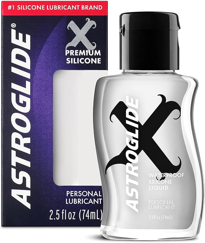 Astroglide Silicone Lube (2.5oz), X Premium Personal Lubricant