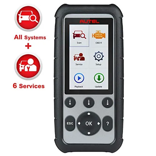 Autel MaxiDiag MD806 Pro OBD2 Scanner Diagnostic Scan Tool with All Systems Diagnosis, Auto VIN, Oil Reset, EPB, SAS, BMS, DPF, Throttle Services (Same Functions As MD808 Pro)