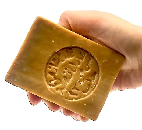 Authentic Aleppo Soap 86% Olive Oil & Laurel Oil Bar Organic, Vegan, All-Natural for Body, Face, Hands, Bath and Hair