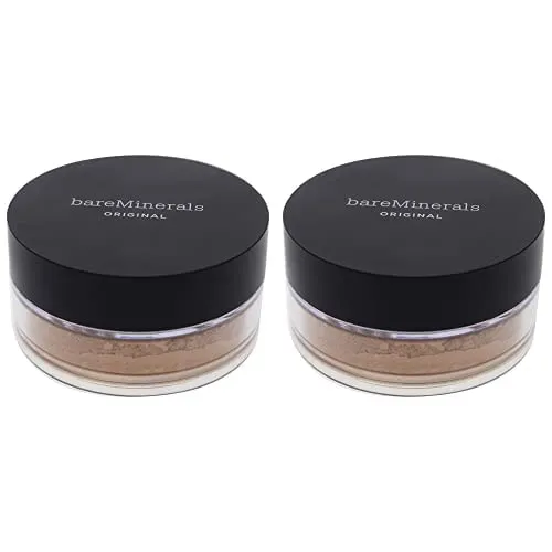bareMinerals Original SPF 15 Foundation, Golden Beige, 0.28 Ounce (098132494613) (Pack of 2)