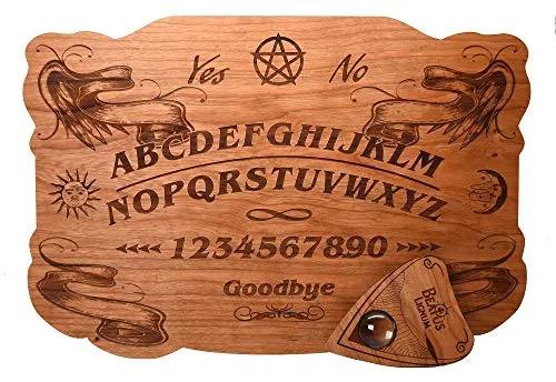 Beatus Lignum Ouija Board in Cherry Wood - 15.5 x 11 in 1/4 Thick -All Natural - Plain Wood - Summon with Class and HIGH Success