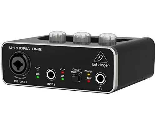 BEHRINGER Audio Interface, 1x XLR/TRS 1x 1/4