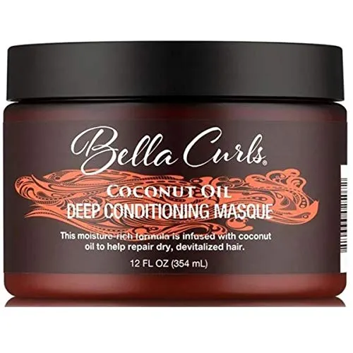 Bella Curls Coconut Oil Deep Conditioning Masque 12 Oz.