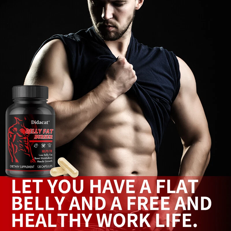 Belly Fat Burner Support Muscle Gain Growth for Men Lose Belly Fat Weight Loss