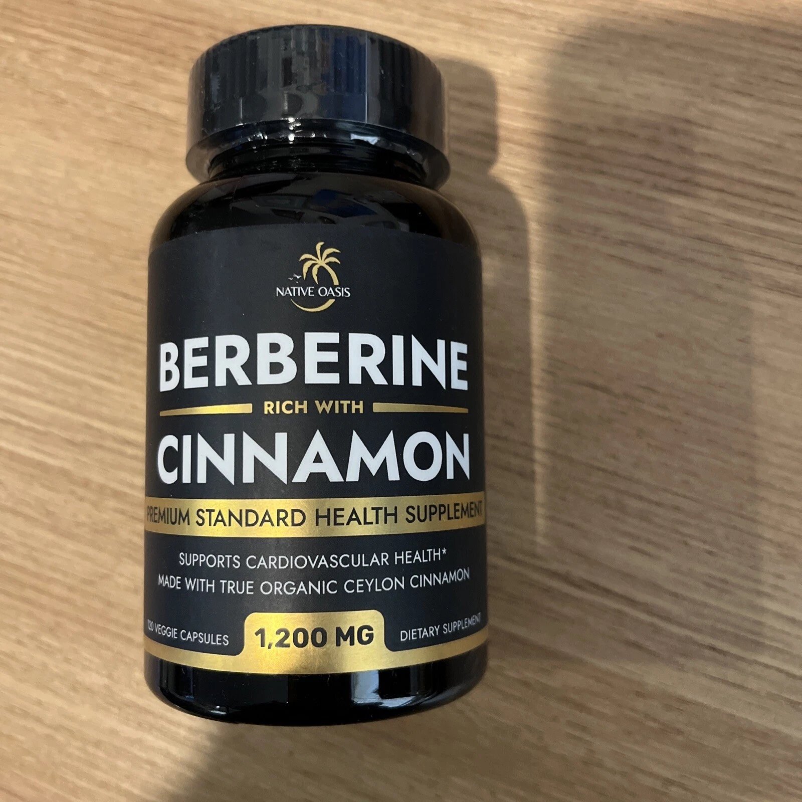 Berberine Supplement with Cinnamon 120 Capsules