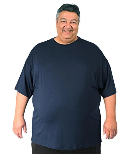 Big Boy Bamboo Big and Tall T-Shirt for Men ï¿½ Short Sleeve Tee with Crew Neck, Made of Ultra-Soft Bamboo (3XL, Blueberry)