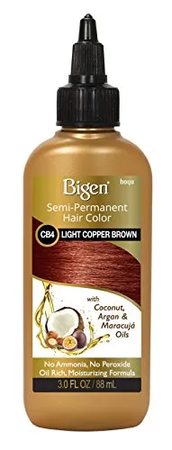 Bigen Semi-Permanent Haircolor #Cb4 Light Copper Brown 3 Ounce (88ml) (2 Pack)