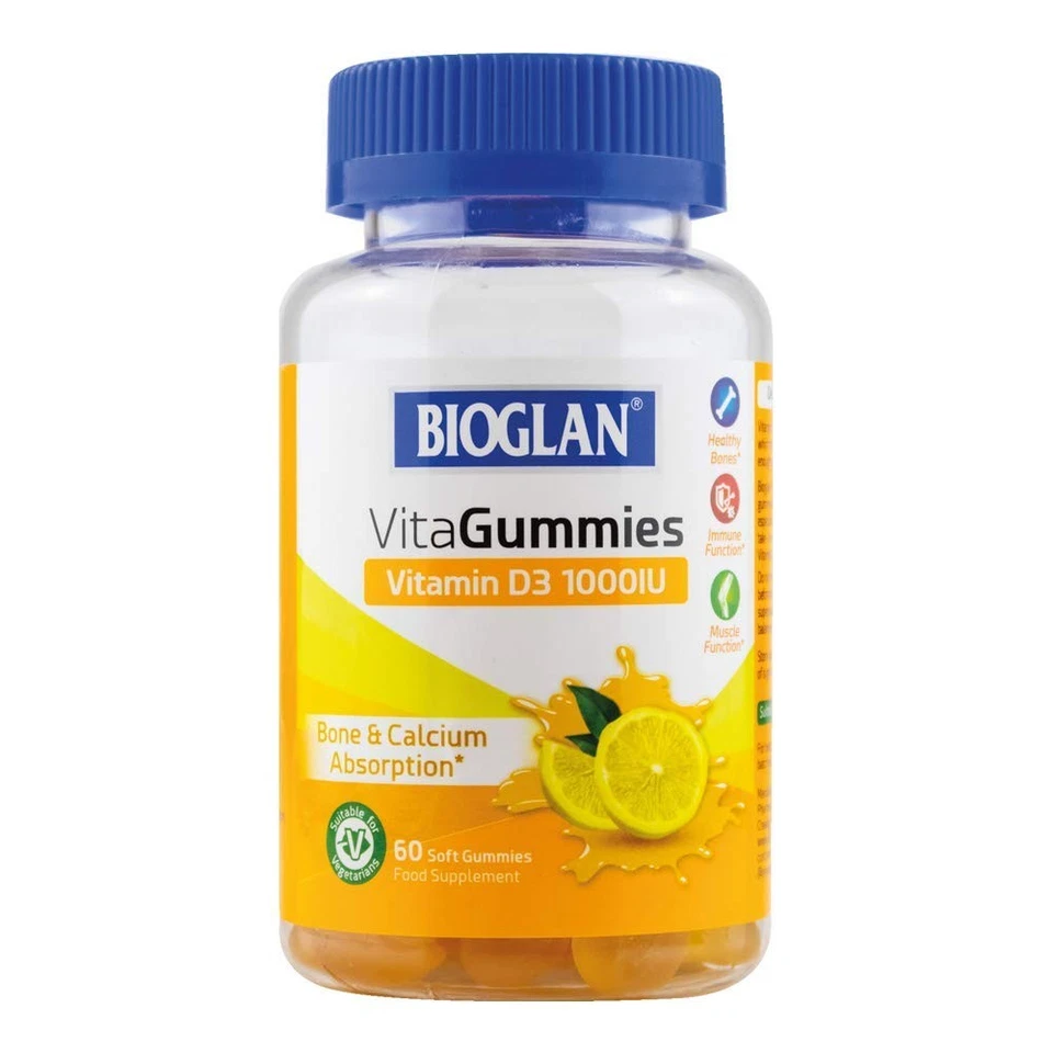 Bioglan Vitagummies | High Strength Vitamin D3 | Vegetarian Friendly | Delicious