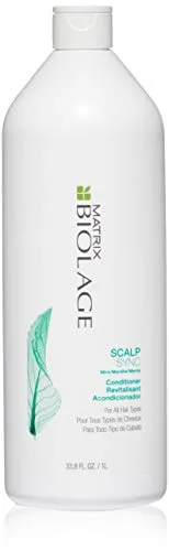 BIOLAGE Scalpsync Conditioner | Weightlessly Soothes & Nourishes For A Healthy-Looking Scalp | Paraben-Free | For All Hair Types | 33.8 Fl. Oz.