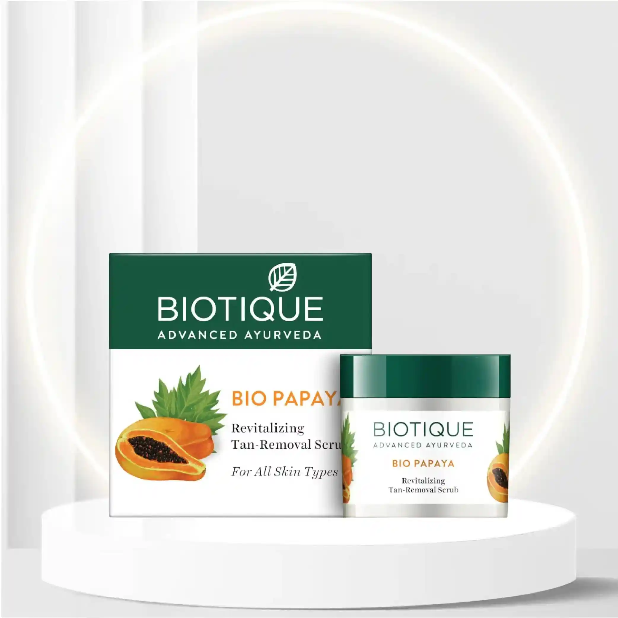 Biotique BIO PAPAYA Revitalizing Tan- Removal scrub 75gm/ 2.65 Fl.Oz