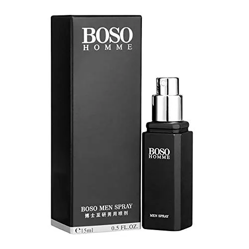 BOSO 15ml Delay Spray for Men - No Lidocaine | No Numbing | All Natural Climax Control - Full Sensations for Man - Male Genital Desensitizer Spray - Prolong SÐµÑ | Prevent Premature Orgasm