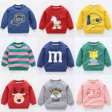 Boys' Dinosaur Sweaters, Autumn Clothes, Children Spring Cartoon Sweatershirts Unicorn Christmas Tops Girls Costume Outwear