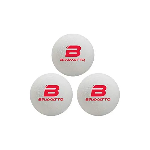 Bravatto Professional Foosball Balls: Tournament Quality - Just Like The Pros Use, Official Regulation Size - Set of 3 Foosball Balls (White)