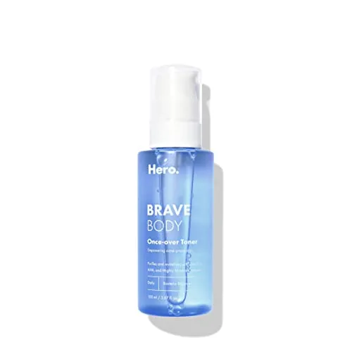 Brave Body Once-Over Toner from Hero Cosmetics - The 360Â° Post-Shower Body Mist - Clarify Congested Skin in Hard-to-Reach Spots - Alcohol-Free and Vegan-Friendly (150 ml / 5.07 Fl. Oz.)