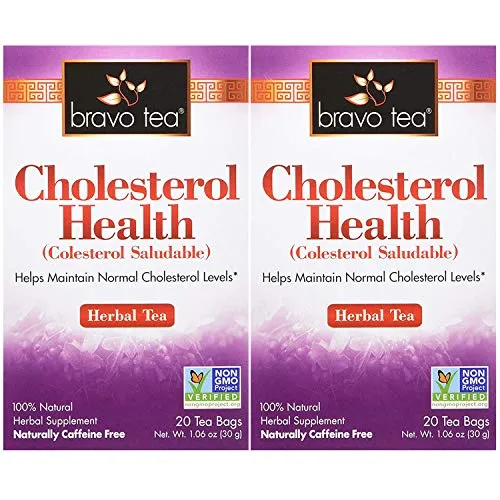 Bravo Teas Cholesterol Health, 20 Tea Bags 2 Pack