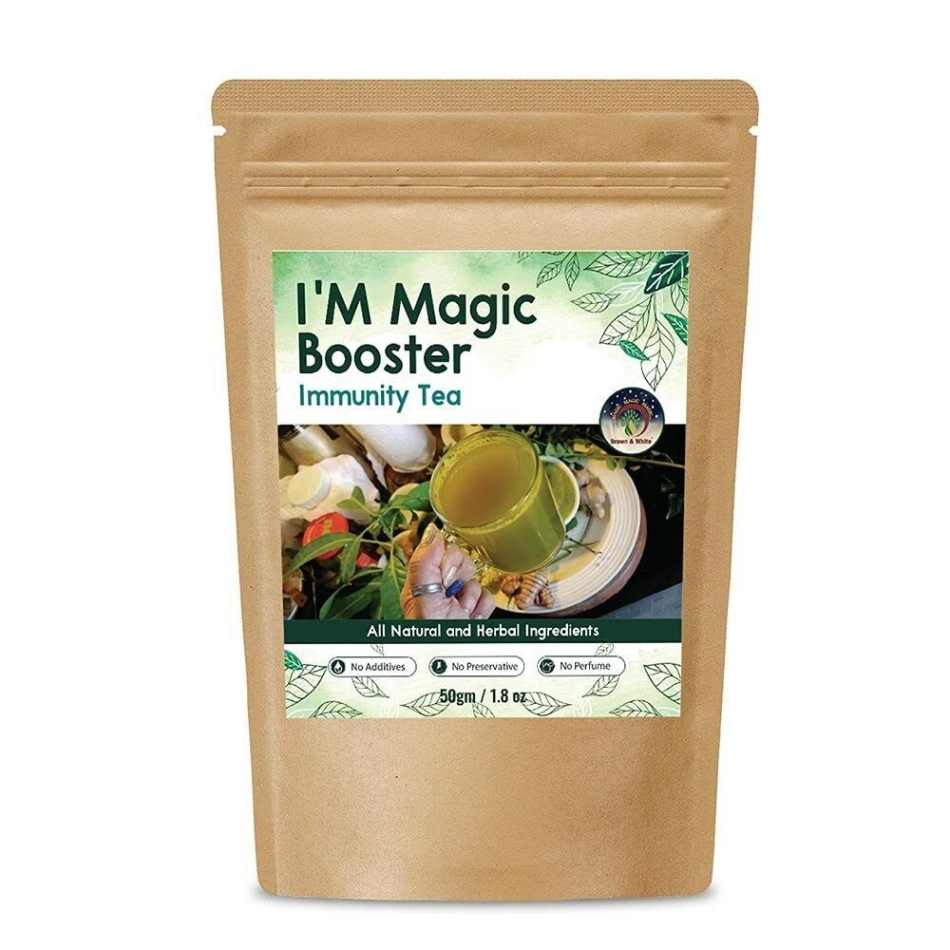 Brown & White I'M Magic Booster Immunity Tea (50gm) FREE DELIVERY