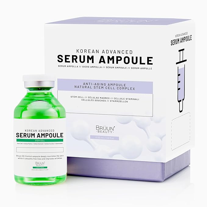 BRUUN SC - Control Stem Cell Ampoule - Micro Needling Korean Serum Booster for Face and Body