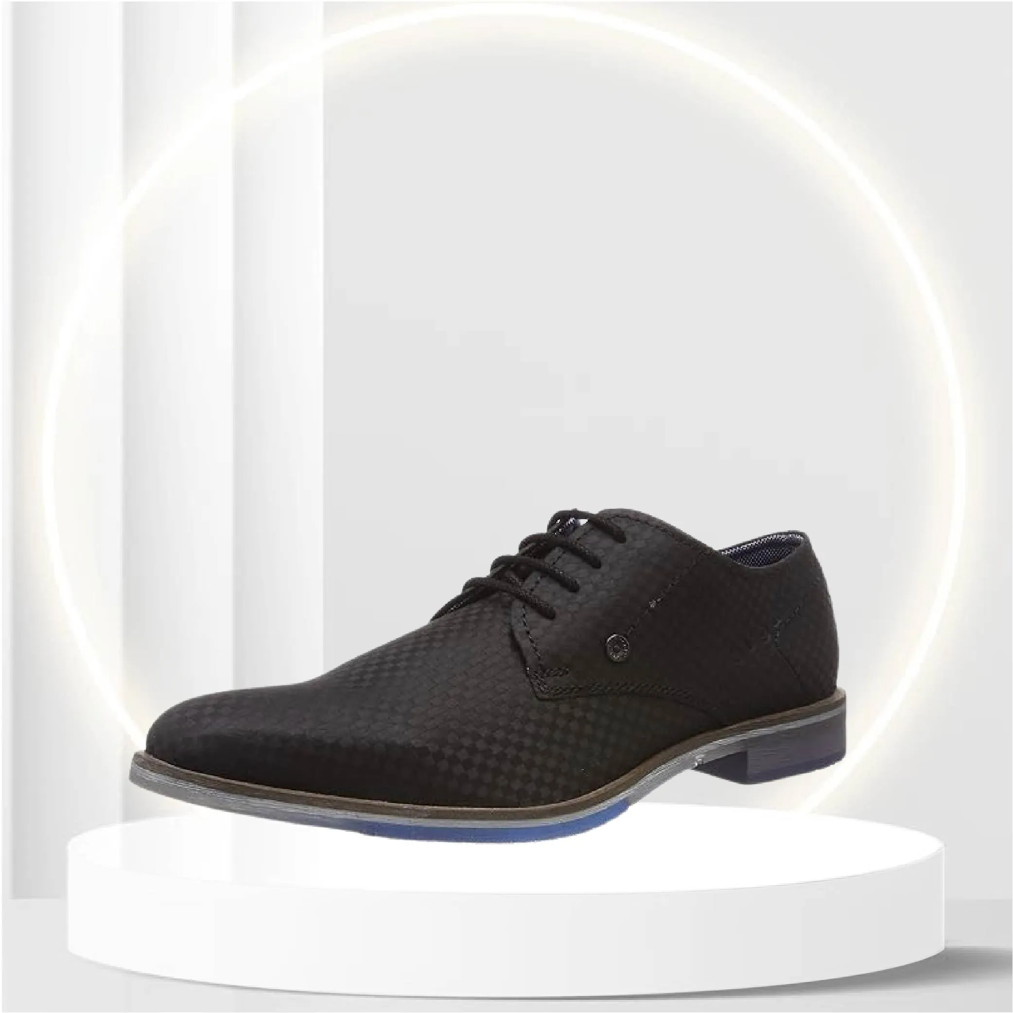 Bugatti Men's Derby Lace-Up, Black Schwarz 1000, 7.5 UK