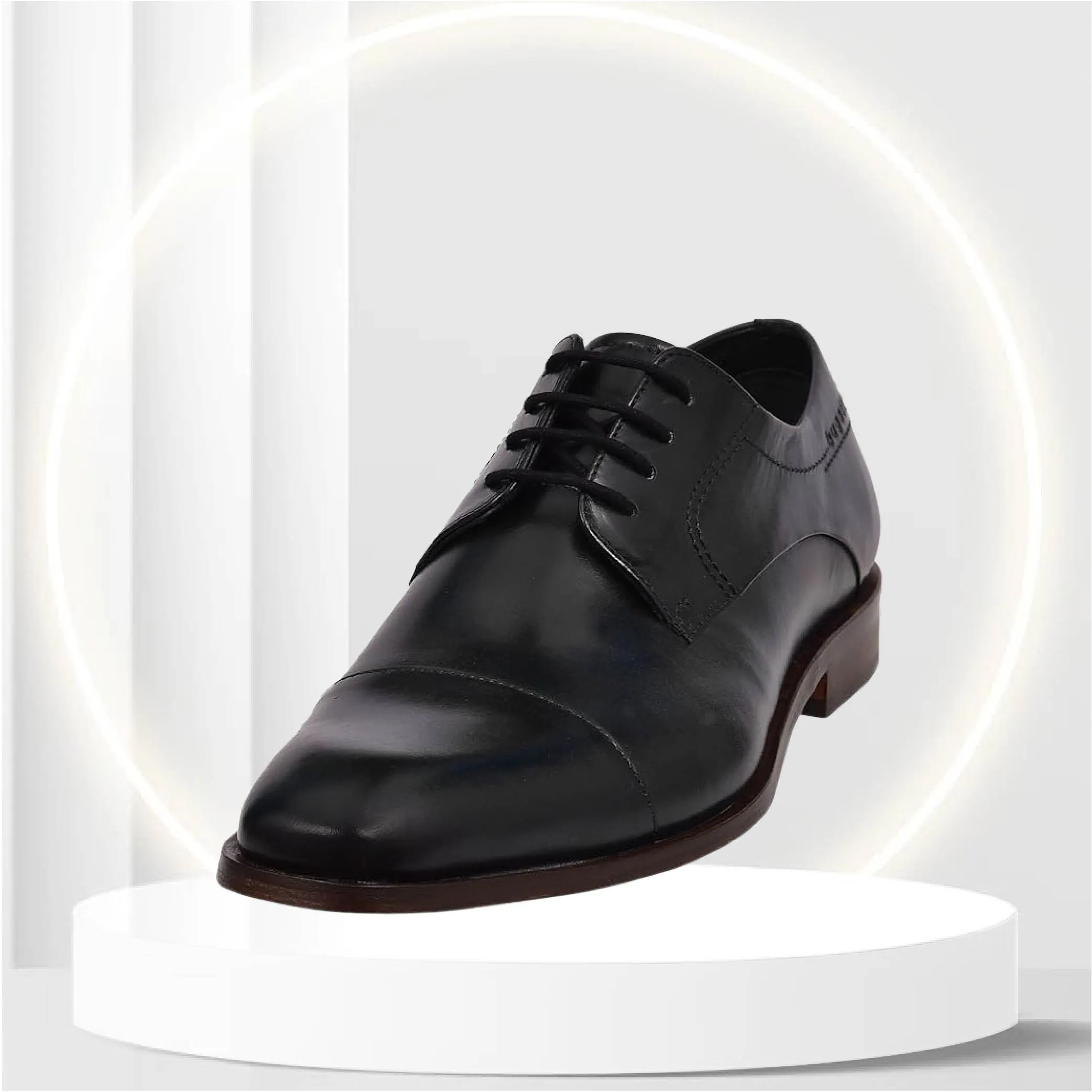 Bugatti Men's Derby Lace-Up, Blue Dark Blue 4100, 8 UK