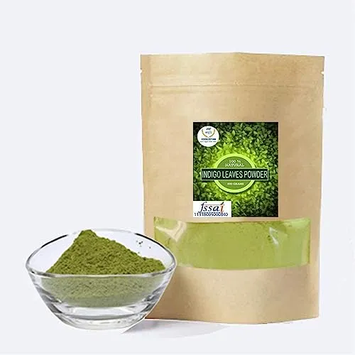 CAIRA Natural Pure Indigo Leaf Powder for Hair Color, 500gm