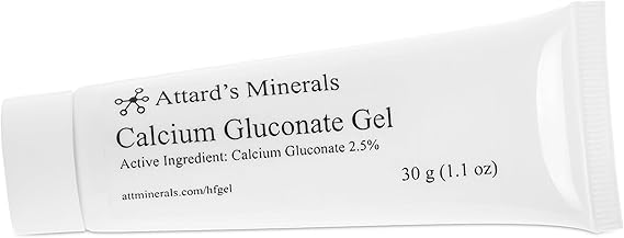 Calcium Gluconate Gel 2.5% - Hydrofluoric Acid Neutralizing Gel, 30g Tube