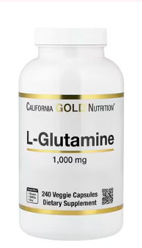 California Gold Nutrition, L-Glutamine, 1,000 mg, 240 Veggie Capsules