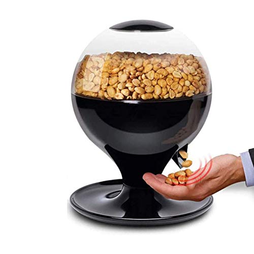 Candy Dispenser, Mini Automatic Candy Snack Gumball Machine Automatic Candy Dispenser Desktop Gumball, Easy Fill Treat Canister for Kids