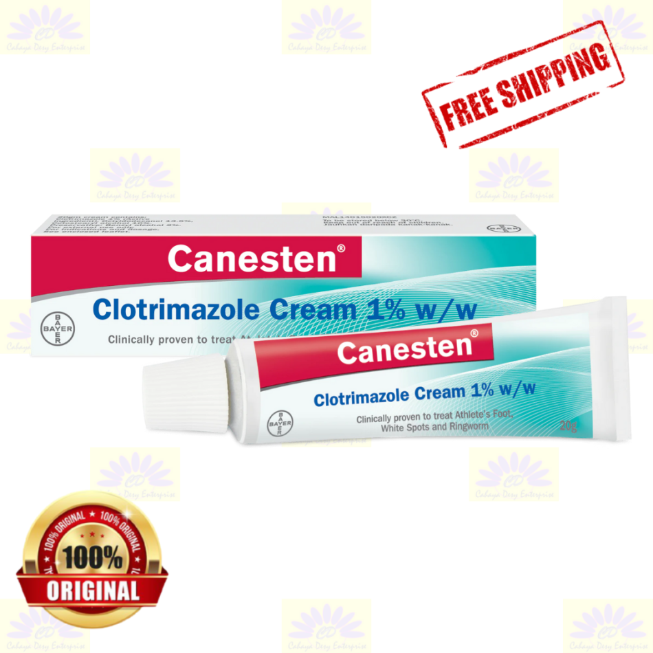 Canesten Cream 20g Antifungal Ringworm Infection Athlete's Foot